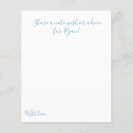 Message in a Bottle 1st Birthday Party Keepsake チラシ