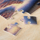 Message in a Bottle Sunset Beach Coastal ジグソーパズル (側面)