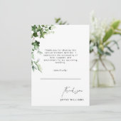 Message Ivyブライダルシャワーありがとう 招待状 (スタンド正面)