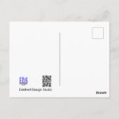 Message Octopus Cartoon Cust.文字はがき ポストカード (裏面)