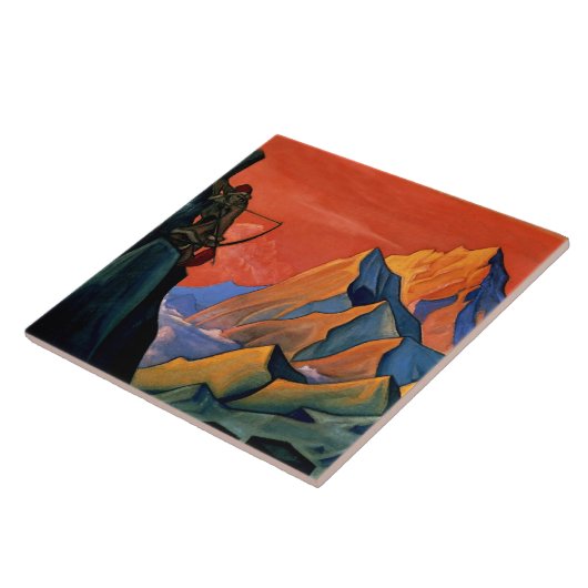 “Message of Shambala” by Nicholas Roerich タイル (側面)