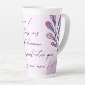 Messages d’amour mignons  カフェラテマグ (右アングル)