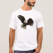 Messenger威厳のある:イーグルステッカーTシャツ Tシャツ (正面)