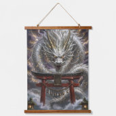 Messenger of God at the Shrine of God 吊り下げ型タペストリー (正面)