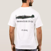 Messerschmitt Bf109 Tシャツ (裏面)