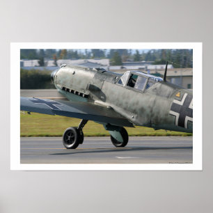 Messerschmitt Bf109E 3エミル ポスター