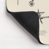 Messerschmitt Bf 109 – 飛行機設計図SD マウスパッド (コーナー)