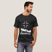 Messerschmitt BF 109 MEワーバードドイツ語Luftwaffe W Tシャツ (正面フル)