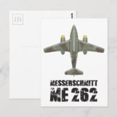 MESSERSCHMITT ME262 SCHWALBE ポストカード (正面/裏面)