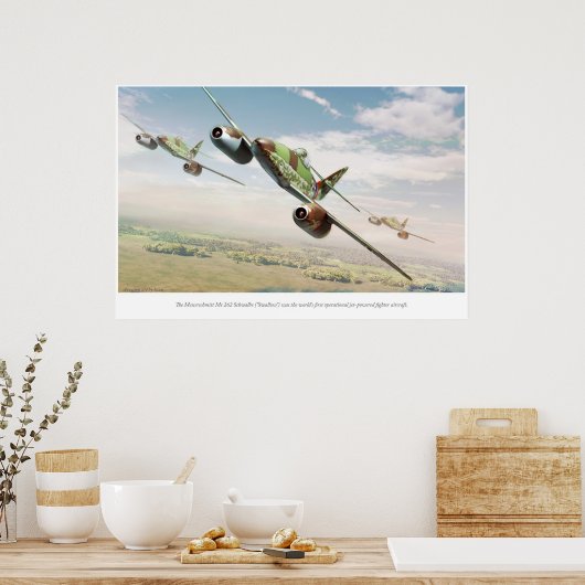 Messerschmitt Me 262 ポスター (キッチン)