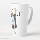 Messi World Cup Champion  カフェラテマグ (右アングル)
