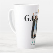 Messi World Cup Champion  カフェラテマグ (左アングル)