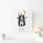 Messi World Cup Champion  スクエア壁時計 (ホーム)