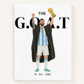 Messi World Cup Champion  ノートブック (正面)