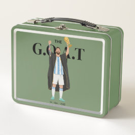 Messi World Cup Champion  メタルランチボックス