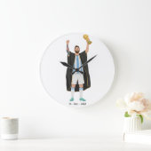 Messi World Cup Champion  ラージ壁時計 (ホーム)