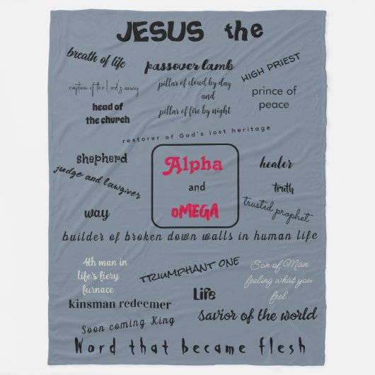 Messiah Series Fleece Blanket フリースブランケット (正面)