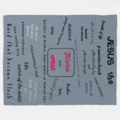 Messiah Series Fleece Blanket フリースブランケット (正面(横))