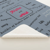 Messiah series Sherpa Blanket シェルパブランケット (3/4)