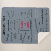 Messiah series Sherpa Blanket シェルパブランケット (正面(横))