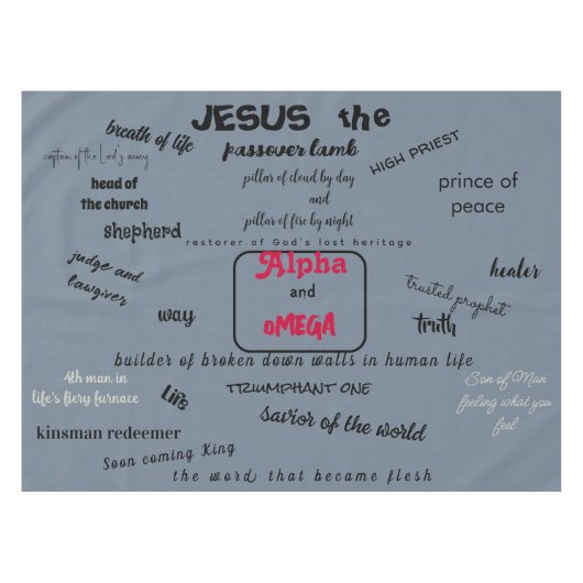 Messiah Series Tablecloth テーブルクロス (正面(横))