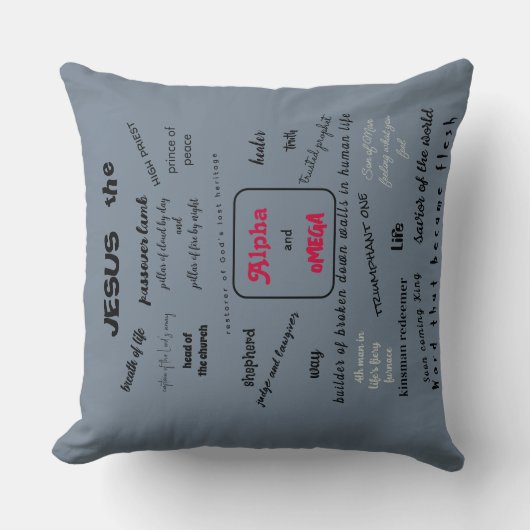 Messiah Series Throw Pillow クッション (正面)