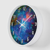 Messier 42 Orion Nebula Infrared ESO宇宙写真 壁時計 (傾斜)