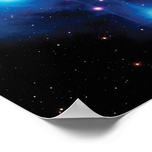 Messier 45 Pleiades Star Cluster NASA Space Photo ポスター (角)