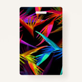 Messy カラフル Black Base従業員名 バッジ (裏面)