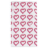 Messy - a heart drawn imperfectly スモールペーパーバッグ (裏面)