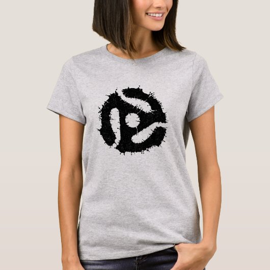 Messy B/W 45挿入 Tシャツ (正面)