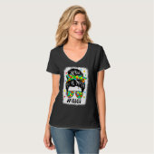 Messy Bandana Gigi Supportive Women Autism Awa Tシャツ (正面フル)