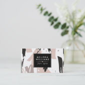 Messy BrushStrokesコンポジシモダン芸術品を気取ったョン 名刺 (スタンド正面)