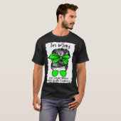 Messy Bunメンタルヘルス認識度月の戦い Tシャツ (正面フル)