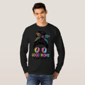 Messy Bun髪の良いママ言う悪い言葉母D Tシャツ (正面フル)