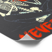 Messy Bun Drinking Coffee For Women Never Better S ポスター (角)