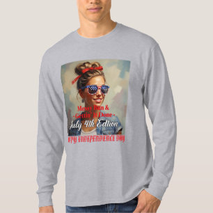 『Messy Bun & Gettin』完了カスタム』 7月4日 Tシャツ