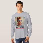 『Messy Bun & Gettin』完了カスタム』 7月4日 Tシャツ (正面フル)