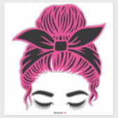 MESSY BUN GIRL [MBG6] シール (シート)