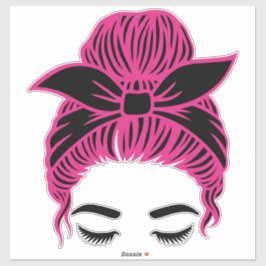 MESSY BUN GIRL [MBG6] シール