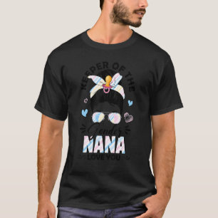 Messy Bun Keeper Of Gender Nana Loves You Gender R Tシャツ