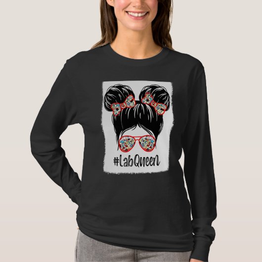 Messy Bun Lab Queen Lab Week 2022ラボラトリーテクン Tシャツ (正面)