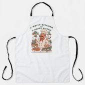 Messy Kitchen, Happy Chef Apron エプロン (正面)