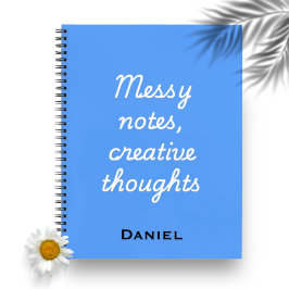 Messy Notes, Creative Thoughts – Notebook Quotes ノートブック