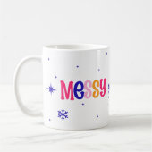 Messy Yet Bright Holiday Design – Festive and Fun コーヒーマグカップ (左)