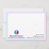 "Met dankbaarheid" サンキューカード (裏面)