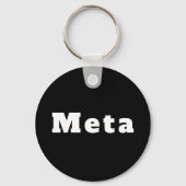 Meta キーホルダー (正面)