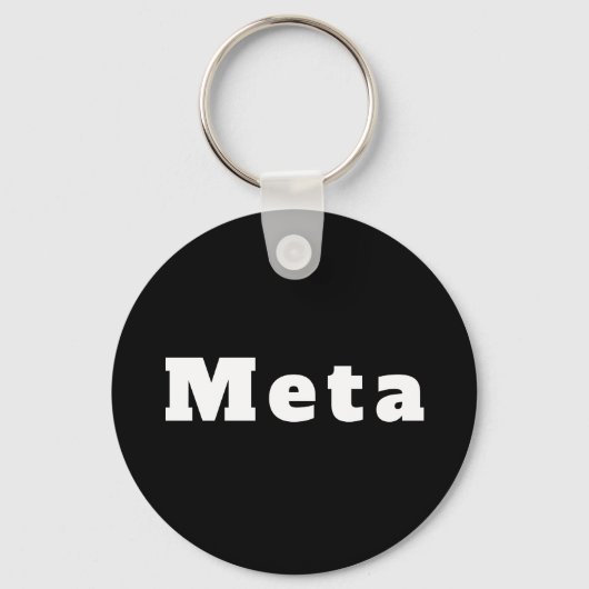 Meta キーホルダー (正面)