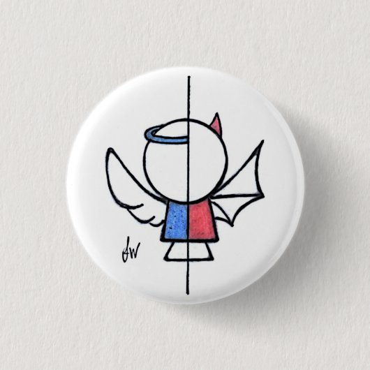 Metades 缶バッジ (正面)