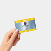 METAL会社ロゴID従業員 バッジ (Handheld)